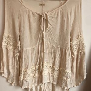 Gently used cream blouse